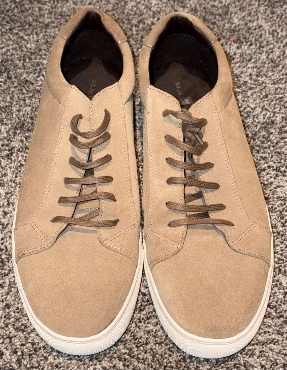 Black Brown 1826 "Jack" Suede Sneakers size 12